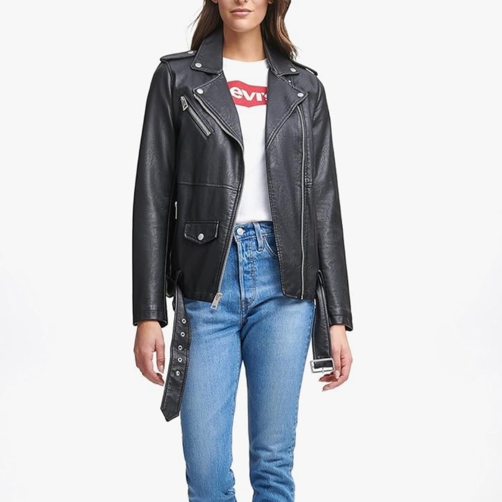 NWT Levi’s Oversized Faux Leather Jacket